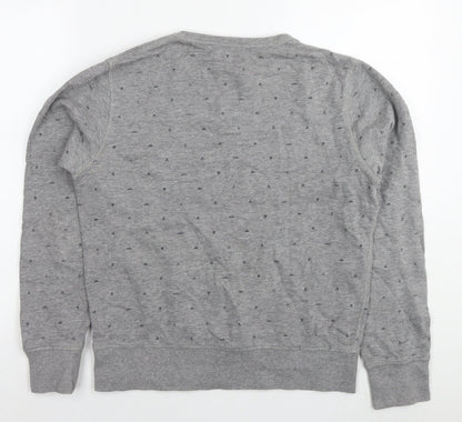 Womens UK Size S Jack Wills Grey Pullover Sweatshirt