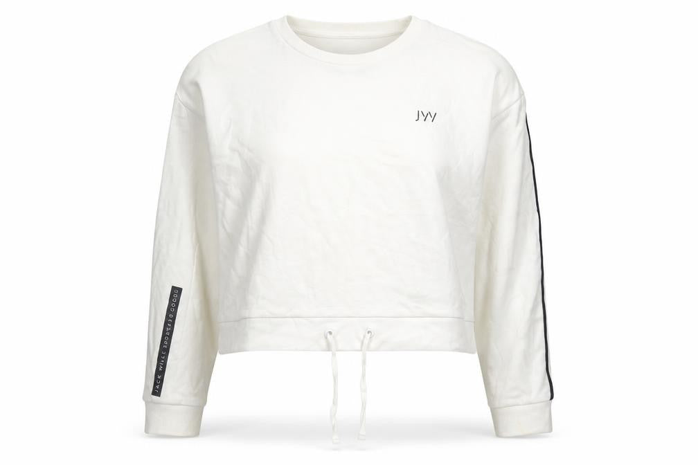 Womens UK Size 10 Jack Wills White Pullover Hoodie