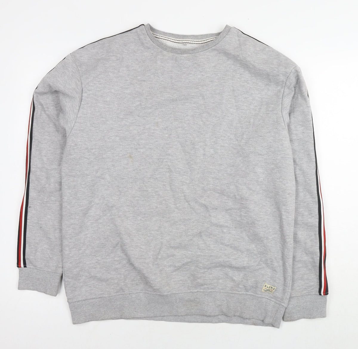 Blend Womens Grey Cotton Pullover Hoodie Size L Pullover