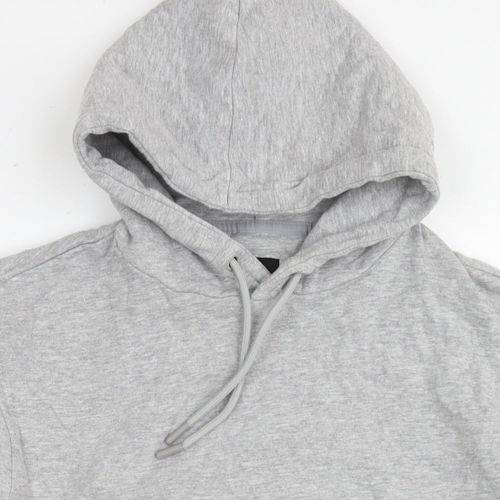 Threadbare Womens Grey Cotton Pullover Hoodie Size M Pullover
