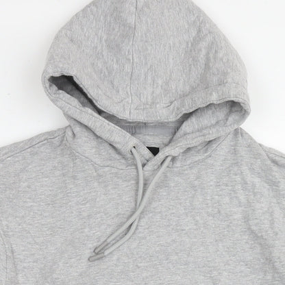 Threadbare Womens Grey Cotton Pullover Hoodie Size M Pullover