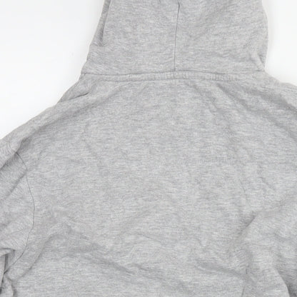 Threadbare Womens Grey Cotton Pullover Hoodie Size M Pullover