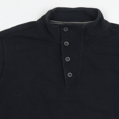 BOSS Womens Black Cotton Pullover Hoodie Size L Pullover