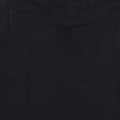 BOSS Womens Black Cotton Pullover Hoodie Size L Pullover