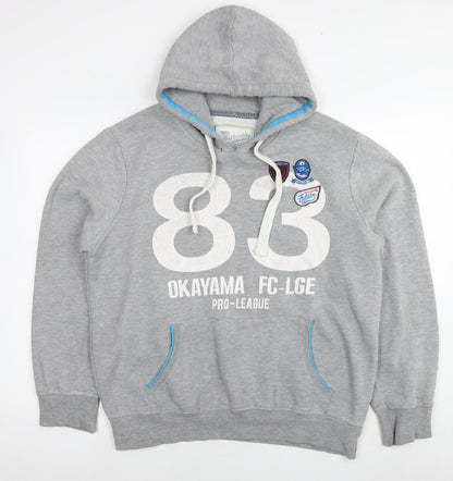Authentic Appeal Mens Grey Cotton Pullover Hoodie Size XL - Pro-League