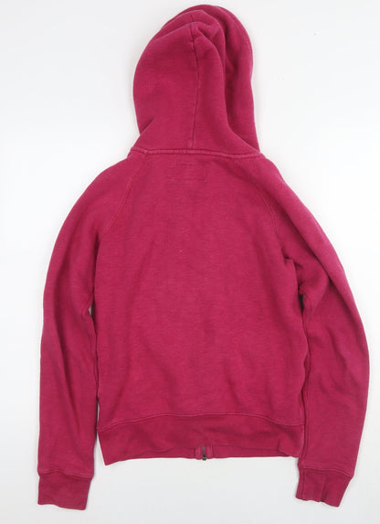 Womens UK Size 8 Jack Wills Purple Full Zip Hoodie