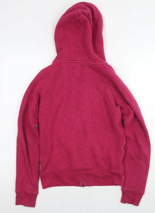Womens UK Size 8 Jack Wills Purple Full Zip Hoodie