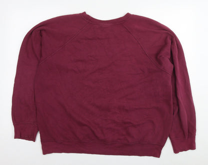 Seattle Womens Purple Cotton Pullover Sweatshirt Size L Pullover - Tiger