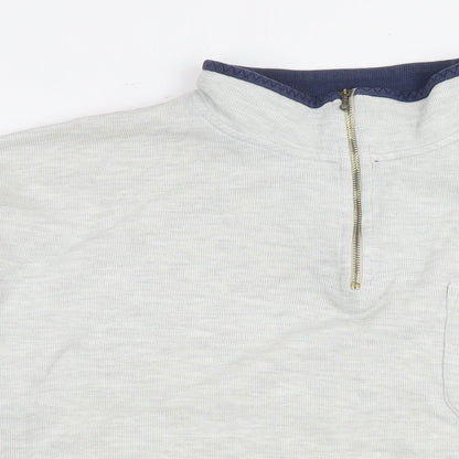 Mannermode Mens Grey Cotton Pullover Sweatshirt Size 2XL