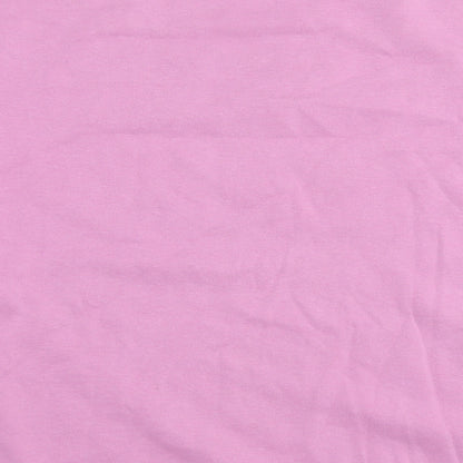 Sinsay Womens Pink Cotton Pullover Sweatshirt Size M Pullover - Juice