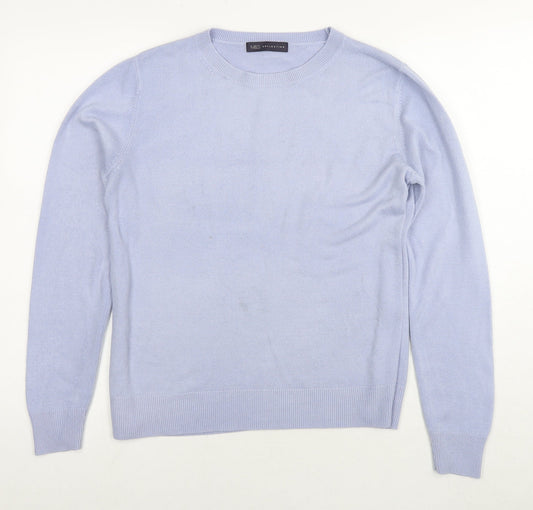 Womens UK Size 14 Marks and Spencer Blue Pullover Jumper