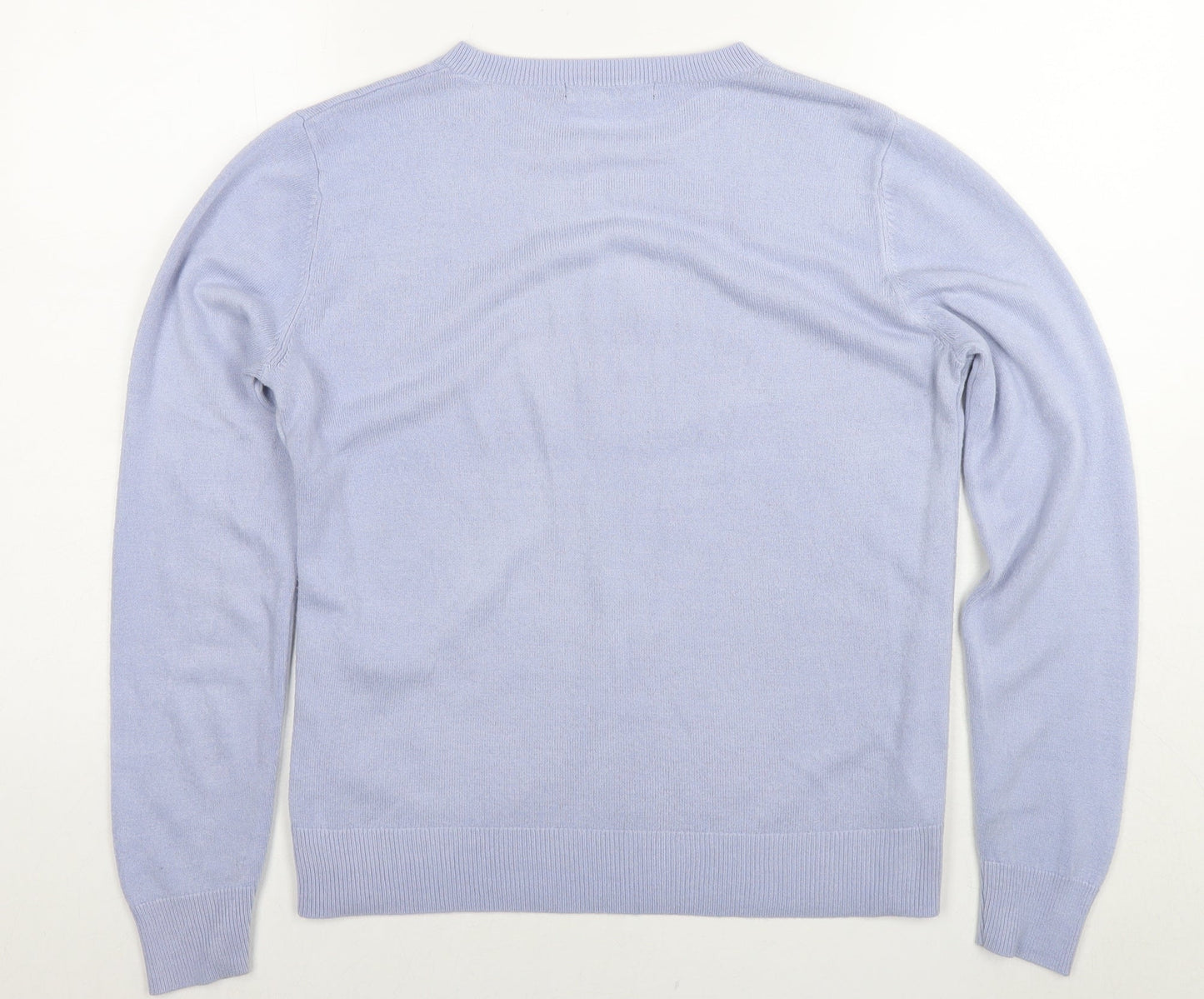Womens UK Size 14 Marks and Spencer Blue Pullover Jumper