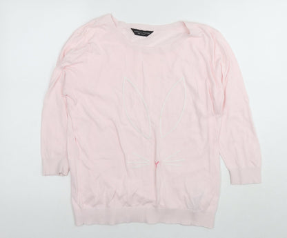 Womens UK Size 16 Dorothy Perkins Pink Pullover Jumper