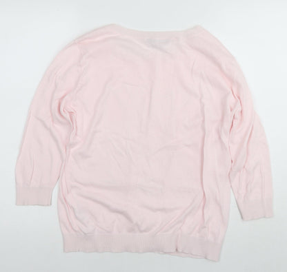 Womens UK Size 16 Dorothy Perkins Pink Pullover Jumper