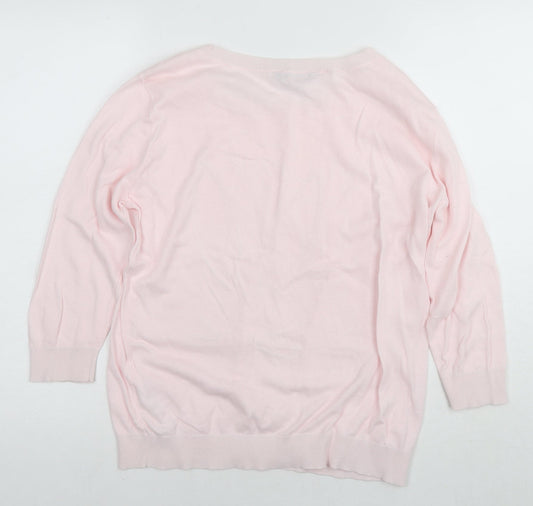 Womens UK Size 16 Dorothy Perkins Pink Pullover Jumper
