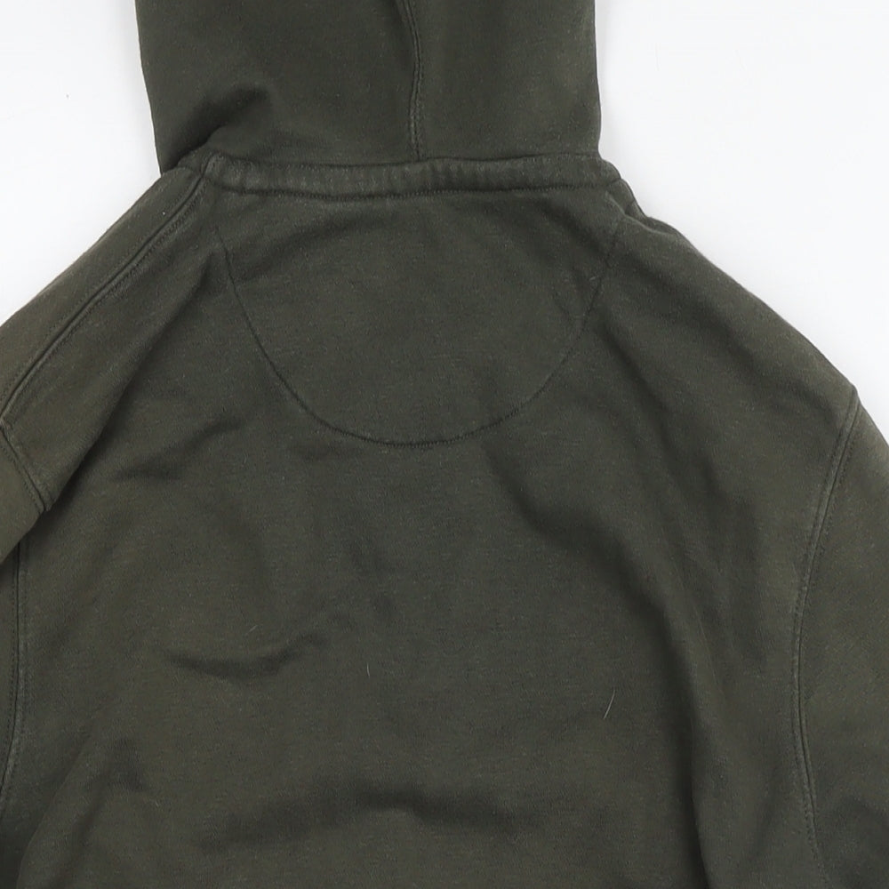 Mens UK Size S Easy Green Full Zip Hoodie