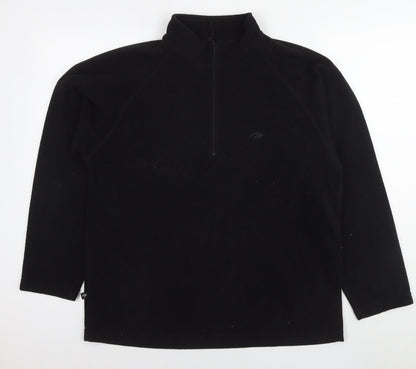 Mens UK Size M Mountain Life Black Pullover Sweatshirt