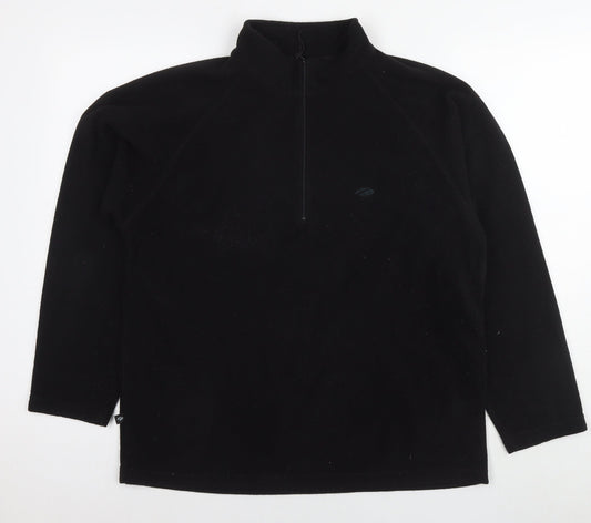 Mens UK Size M Mountain Life Black Pullover Sweatshirt