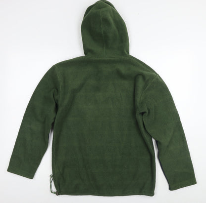 Mens UK Size XS Gap Green Pullover Hoodie