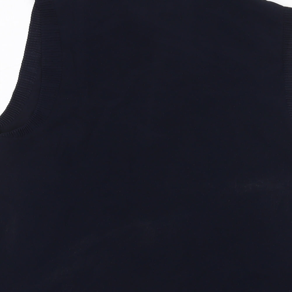Womens UK Size 8 H&M Blue Basic Tank