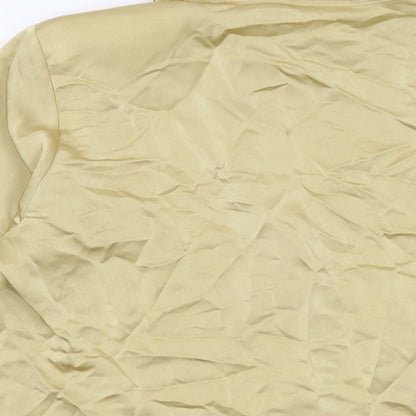 Sommermann Womens Gold Polyester Basic Blouse Size 20 Mock Neck