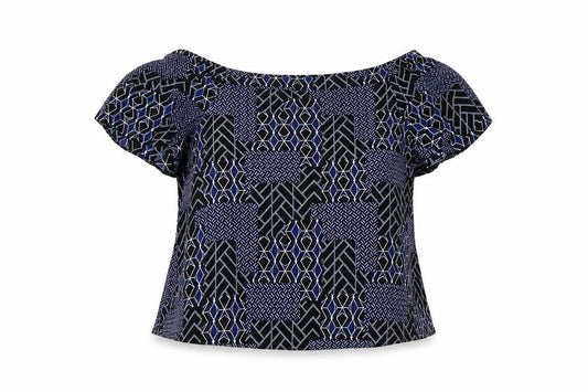 Womens UK Size 12 New Look Black Basic Blouse