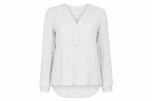 Womens UK Size 12 Esprit White Basic Blouse