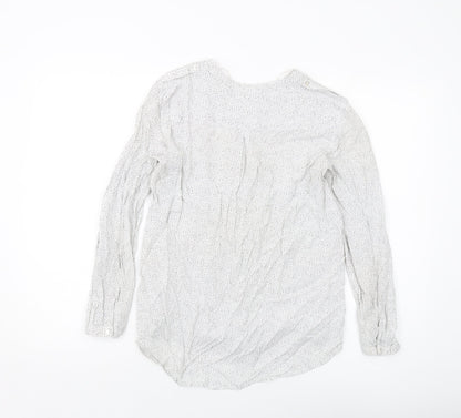 Womens UK Size 12 Esprit White Basic Blouse