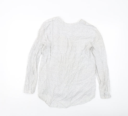 Womens UK Size 12 Esprit White Basic Blouse