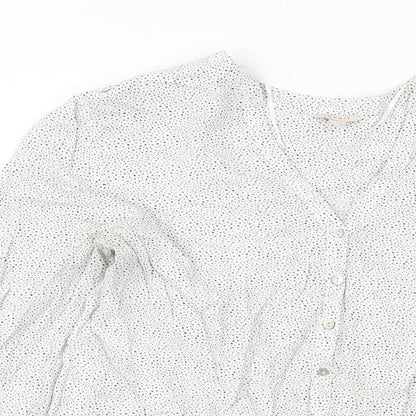 Womens UK Size 12 Esprit White Basic Blouse