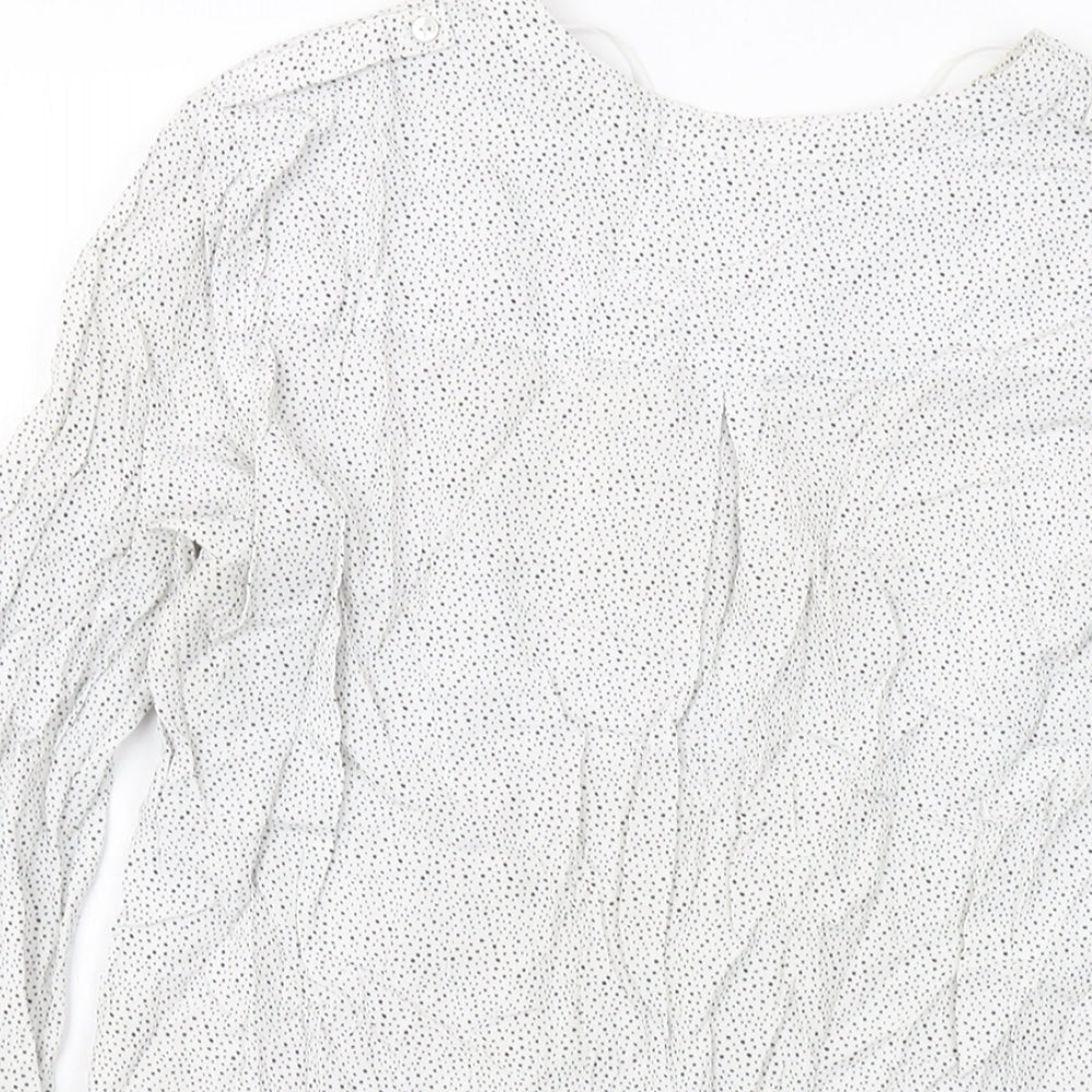 Womens UK Size 12 Esprit White Basic Blouse
