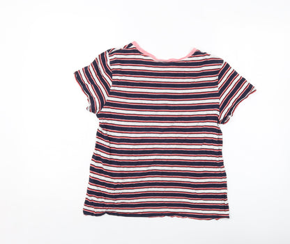 Womens UK Size S Monki Multicoloured Basic T-Shirt