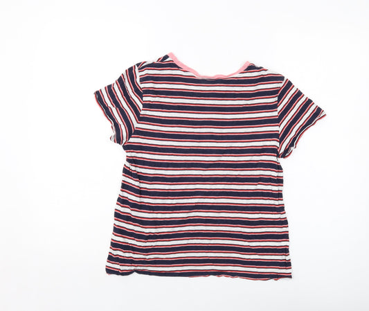 Womens UK Size S Monki Multicoloured Basic T-Shirt
