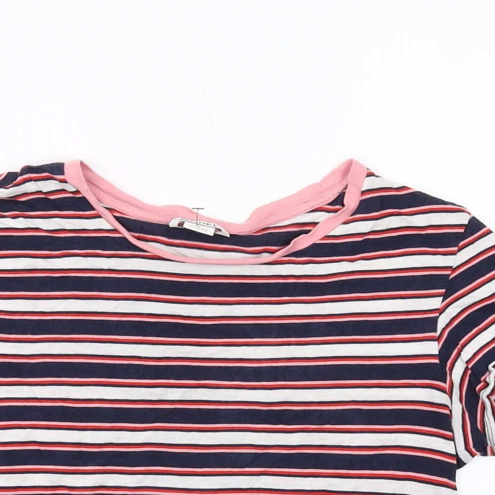 Womens UK Size S Monki Multicoloured Basic T-Shirt