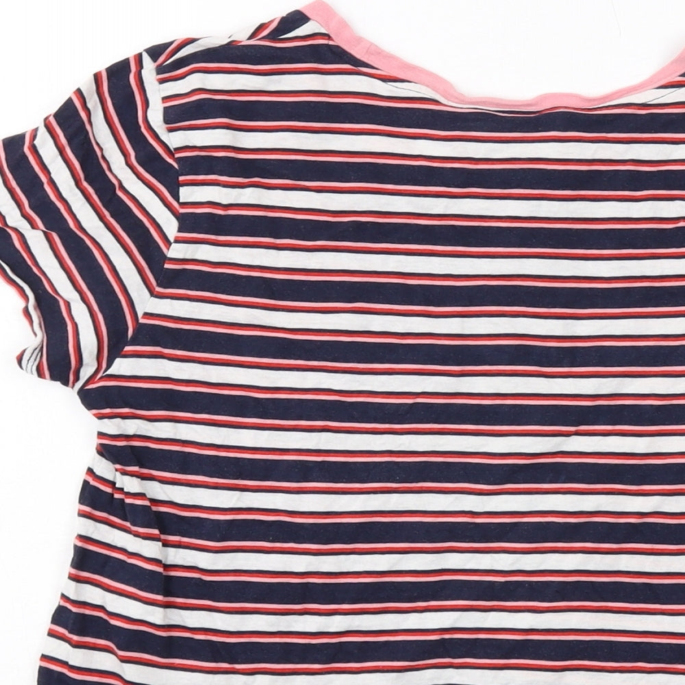 Womens UK Size S Monki Multicoloured Basic T-Shirt