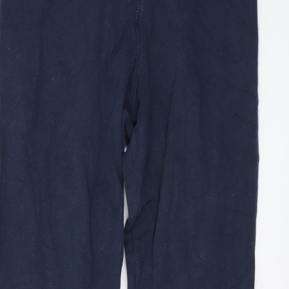 Jack Wills Womens Blue Cotton Sweatpants Trousers Size 10 L25 in Regular Drawstring