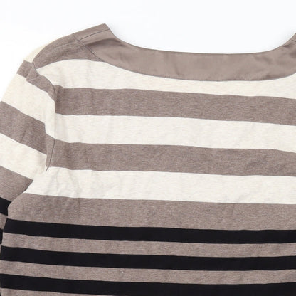 Womens UK Size L CC Brown Basic T-Shirt