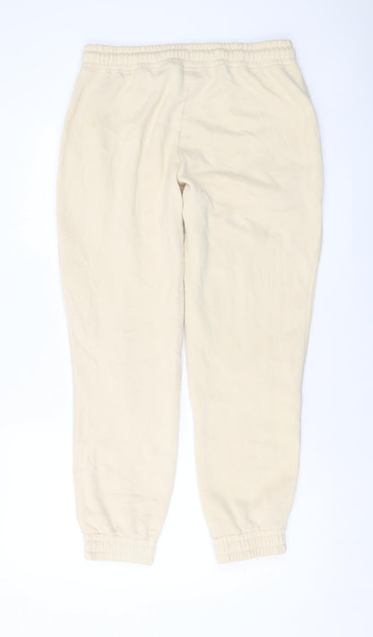 Womens UK Size 10 Disney Regular Fit Sweatpants Beige Trousers