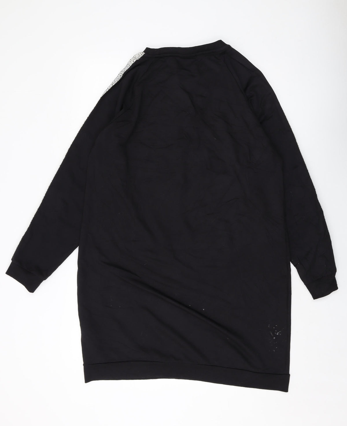 Oliver Bonas Womens Black Cotton Pullover Sweatshirt Size 14 Pullover