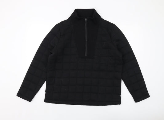 Mens UK Size M Gap Black Pullover Sweatshirt