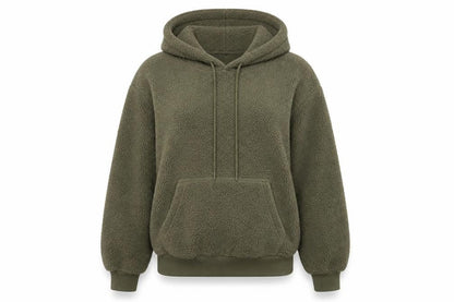 The Drop Womens Green Polyester Pullover Hoodie Size M Pullover