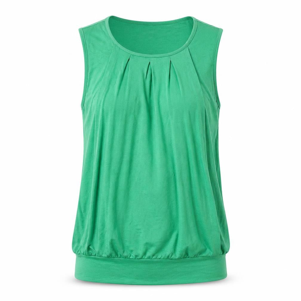 Womens UK Size XS JoJo Maman Bébé Green Basic Tank