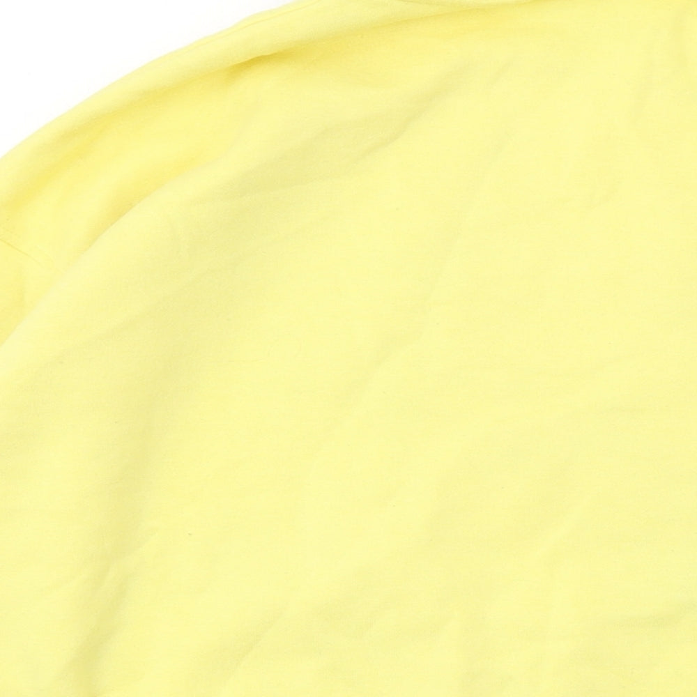 Womens UK Size 14 Disney Yellow Pullover Sweatshirt