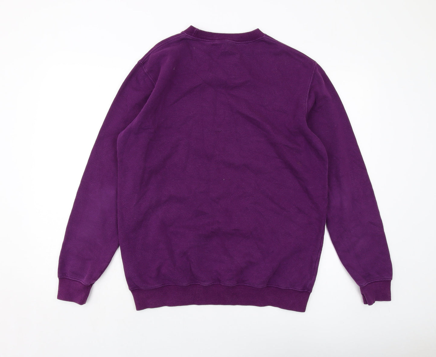 Mens UK Size M Cotton Traders Purple Pullover Sweatshirt
