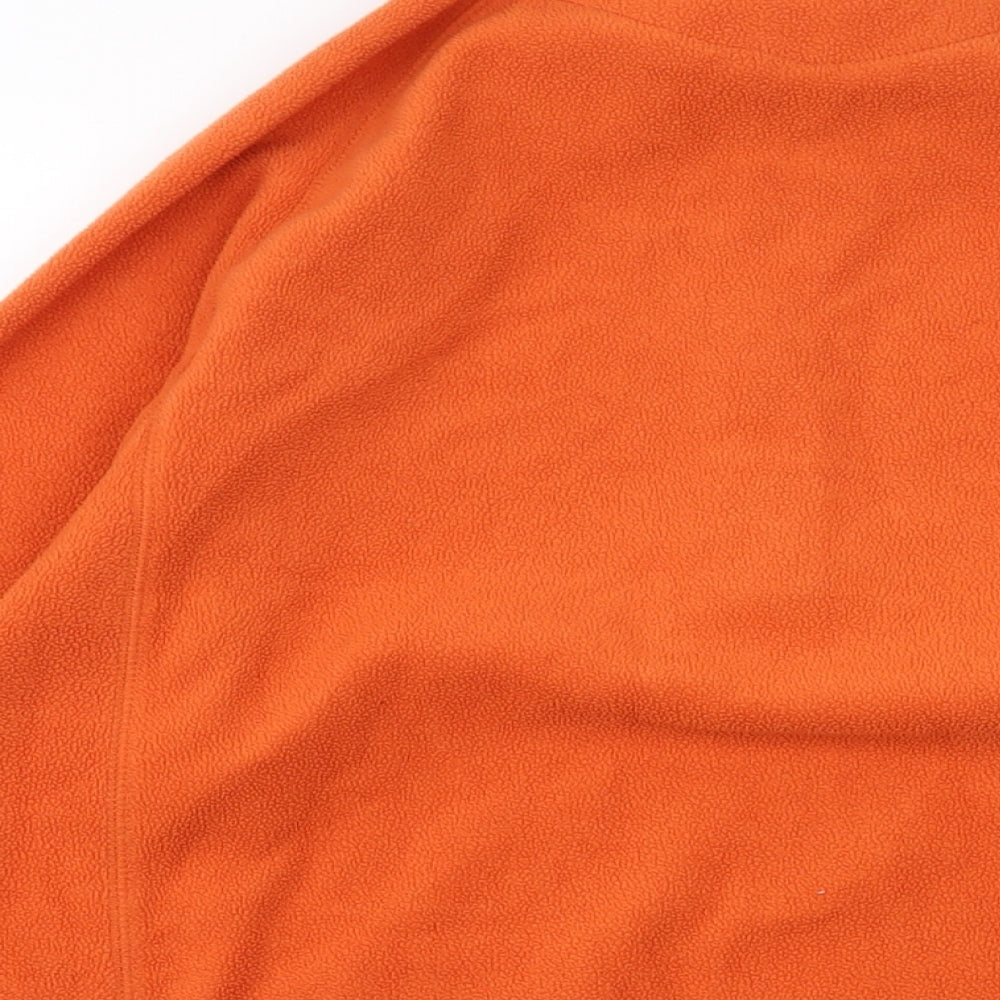 Mens UK Size M Cotton Traders Orange Pullover Sweatshirt