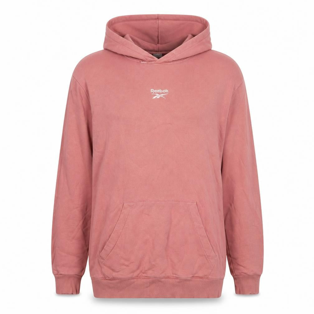 Womens UK Size M Reebok Pink Pullover Hoodie