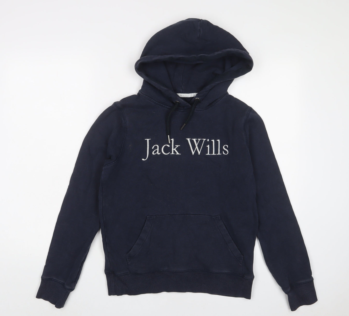 Womens UK Size 8 Jack Wills Blue Pullover Hoodie