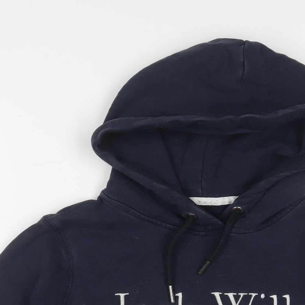 Womens UK Size 8 Jack Wills Blue Pullover Hoodie