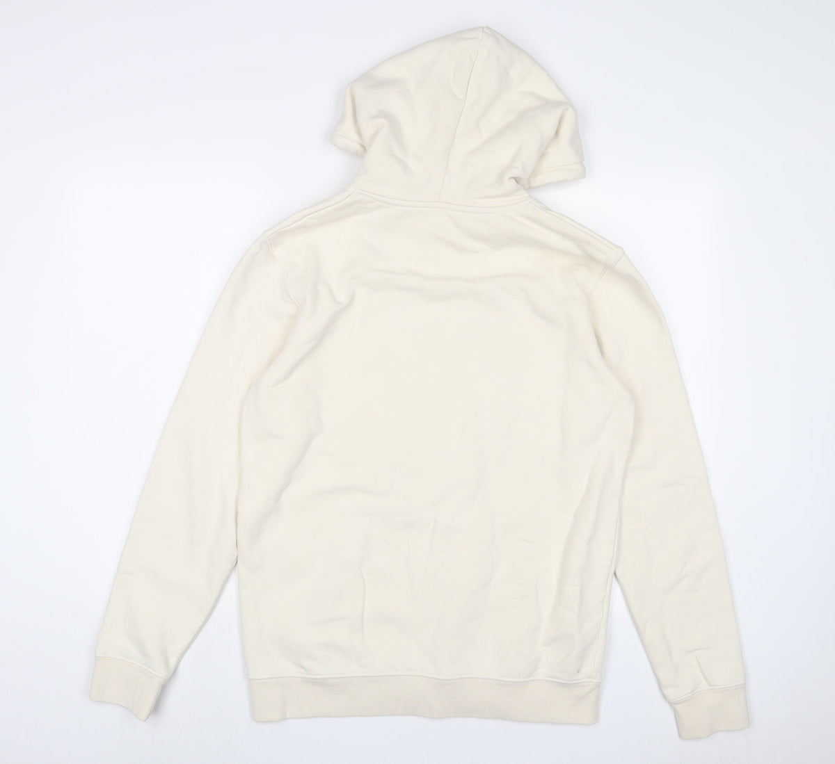 By Pollyanne Womens Ivory Cotton Pullover Hoodie Size M Pullover