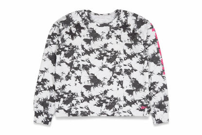 Reebok Girls Grey Geometric Cotton Pullover Sweatshirt Size 13-14 Years Pullover